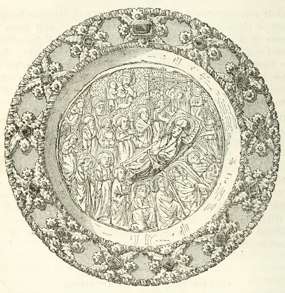 An illustration from Revue de l'art chrétien, 1857, leaf 416