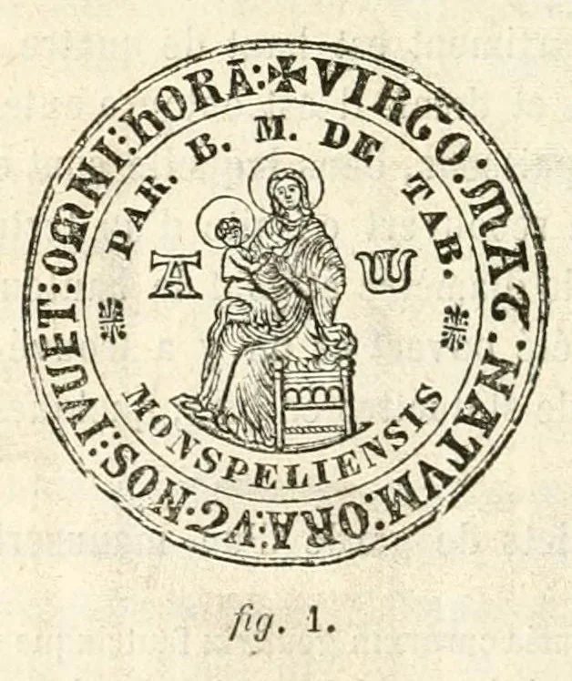 An illustration from Revue de l'art chrétien, 1857, leaf 448