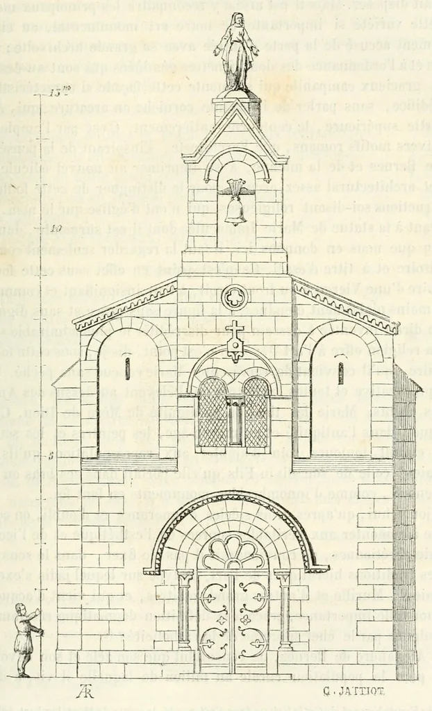 An illustration from Revue de l'art chrétien, 1857, leaf 45
