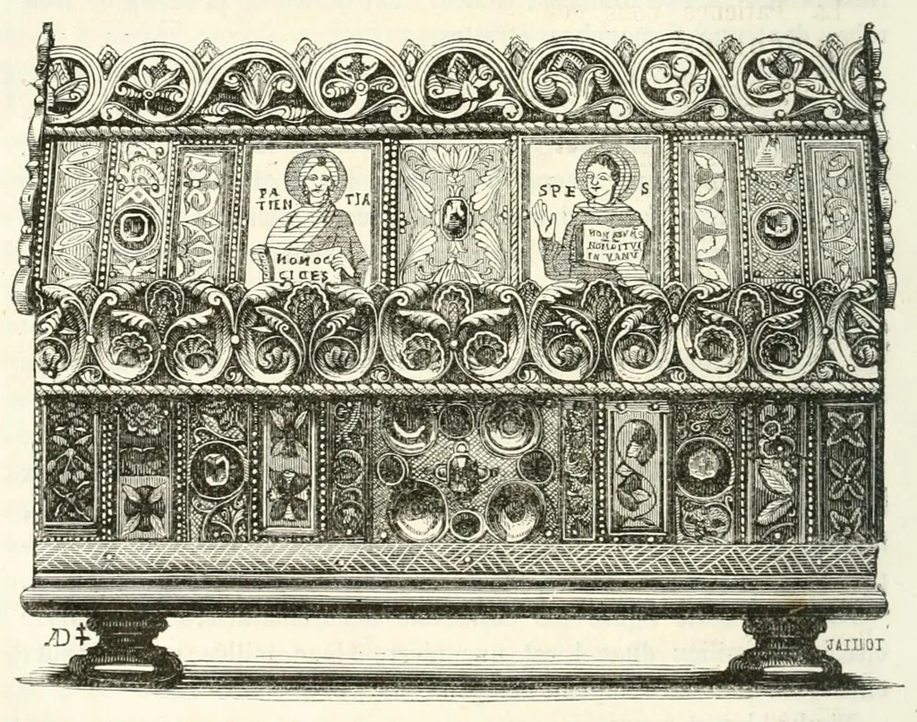An illustration from Revue de l'art chrétien, 1857, leaf 460