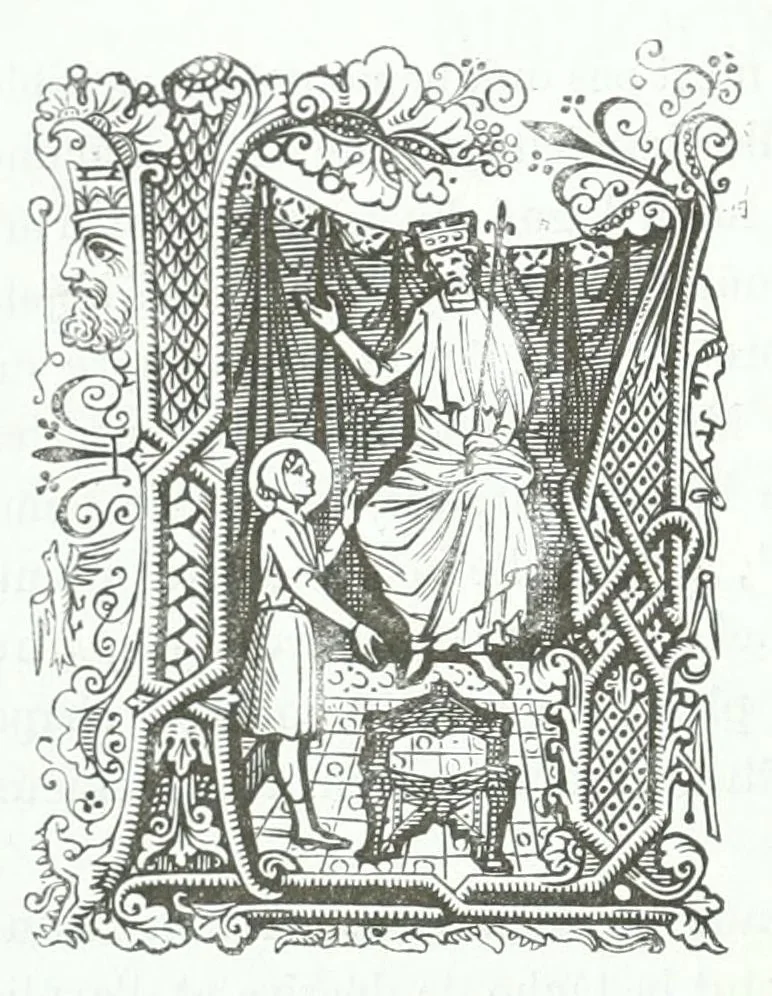 An illustration from Revue de l'art chrétien, 1857, leaf 116