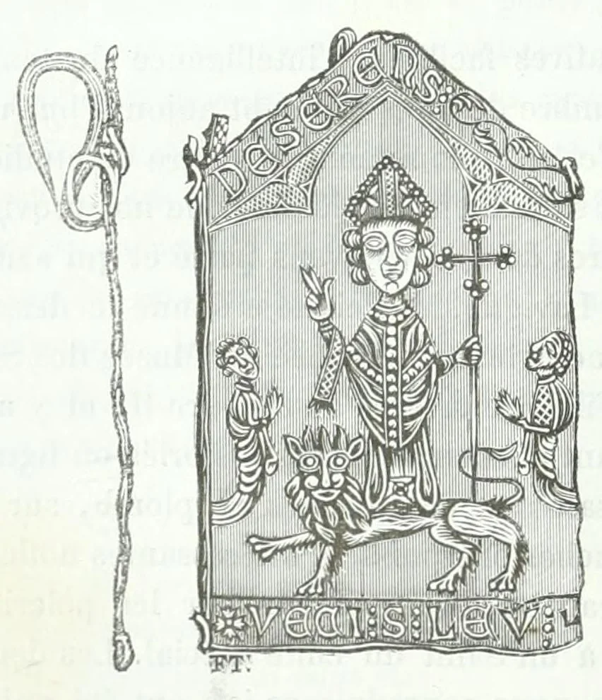An illustration from Revue de l'art chrétien, 1857, leaf 118