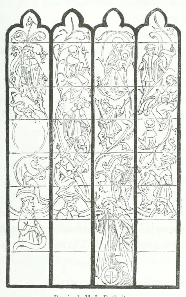 An illustration from Revue de l'art chrétien, 1857, leaf 187