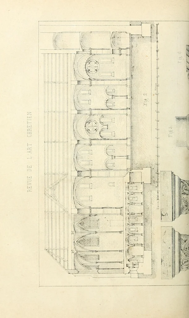 An illustration from Revue de l'art chrétien, 1857, leaf 300