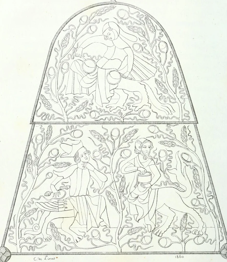 An illustration from Revue de l'art chrétien, 1857, leaf 360
