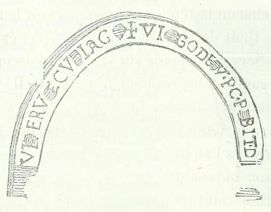 An illustration from Revue de l'art chrétien, 1857, leaf 706