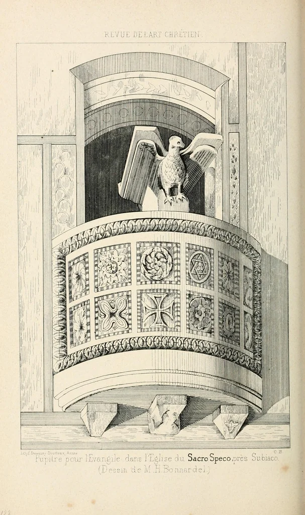 An illustration from Revue de l'art chrétien, 1857, leaf 188