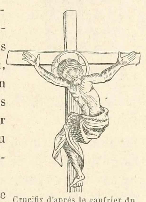 An illustration from Revue de l'art chrétien, 1857, leaf 261