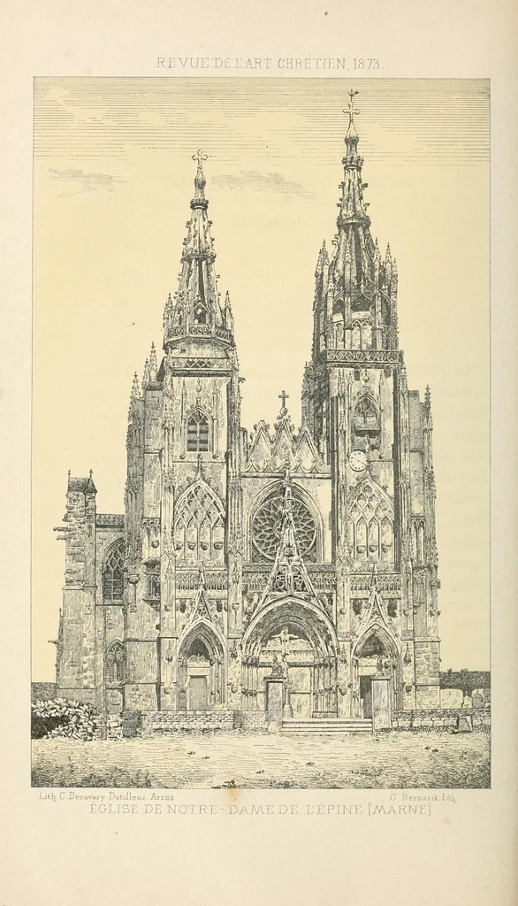 An illustration from Revue de l'art chrétien, 1857, leaf 320