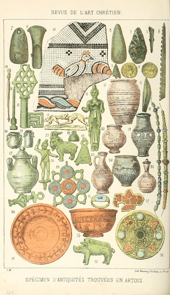 An illustration from Revue de l'art chrétien, 1857, leaf 390