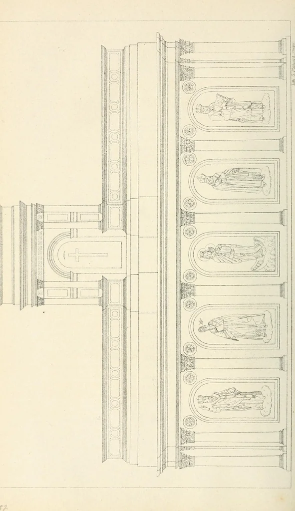 An illustration from Revue de l'art chrétien, 1857, leaf 66