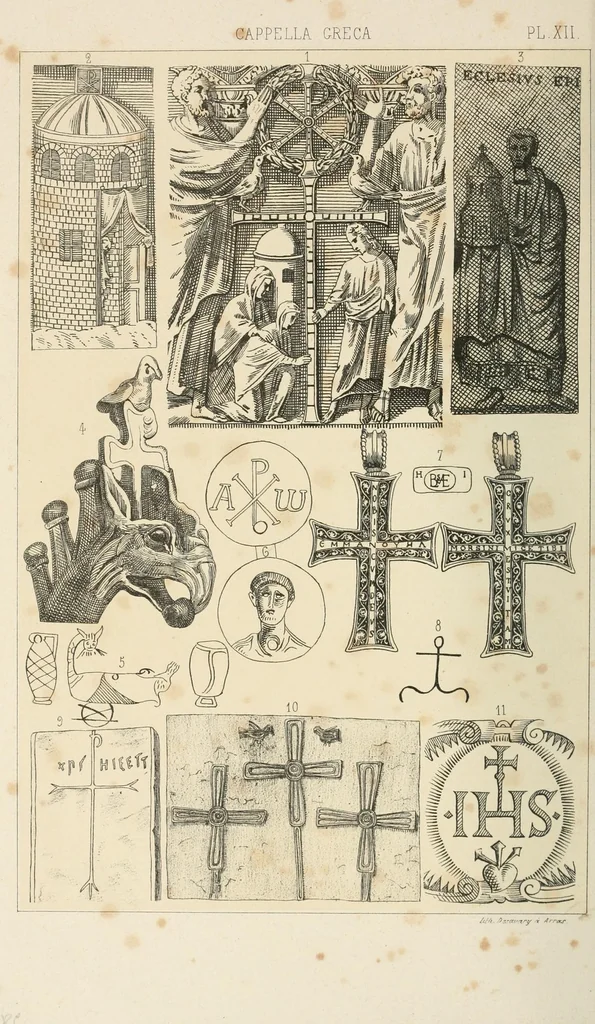 An illustration from Revue de l'art chrétien, 1857, leaf 398