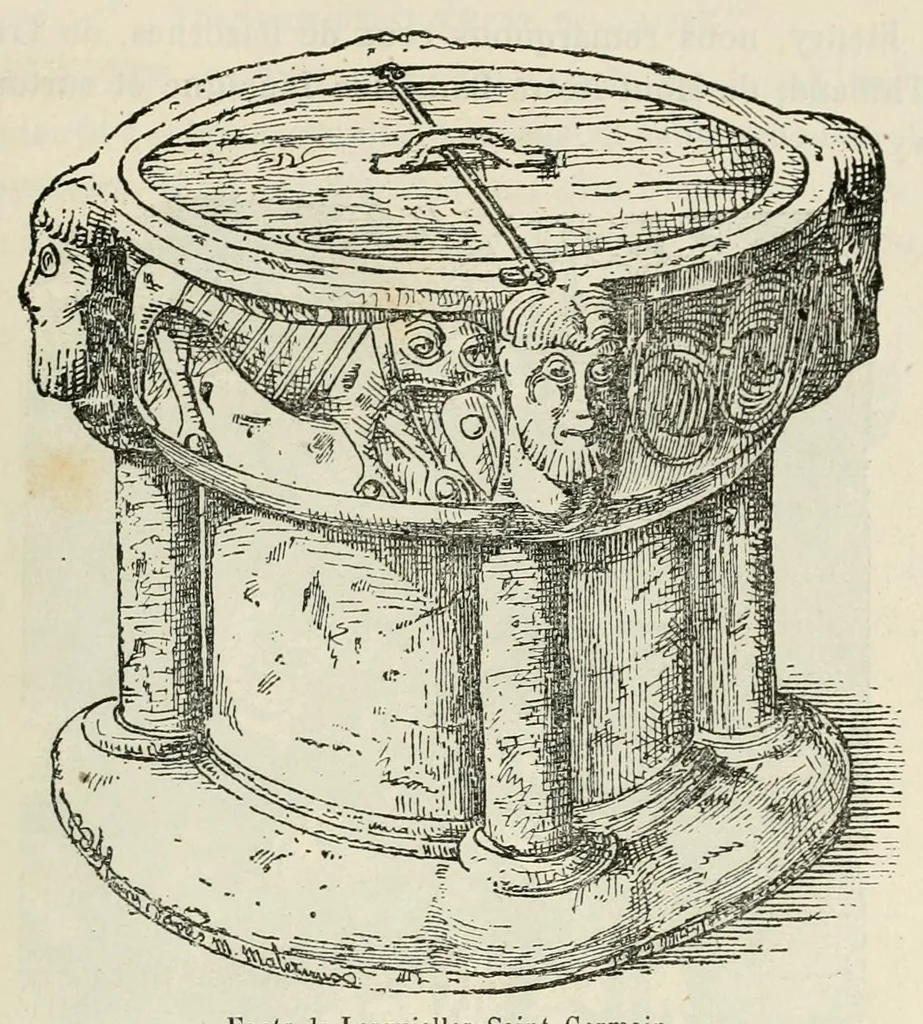 An illustration from Revue de l'art chrétien, 1857, leaf 483