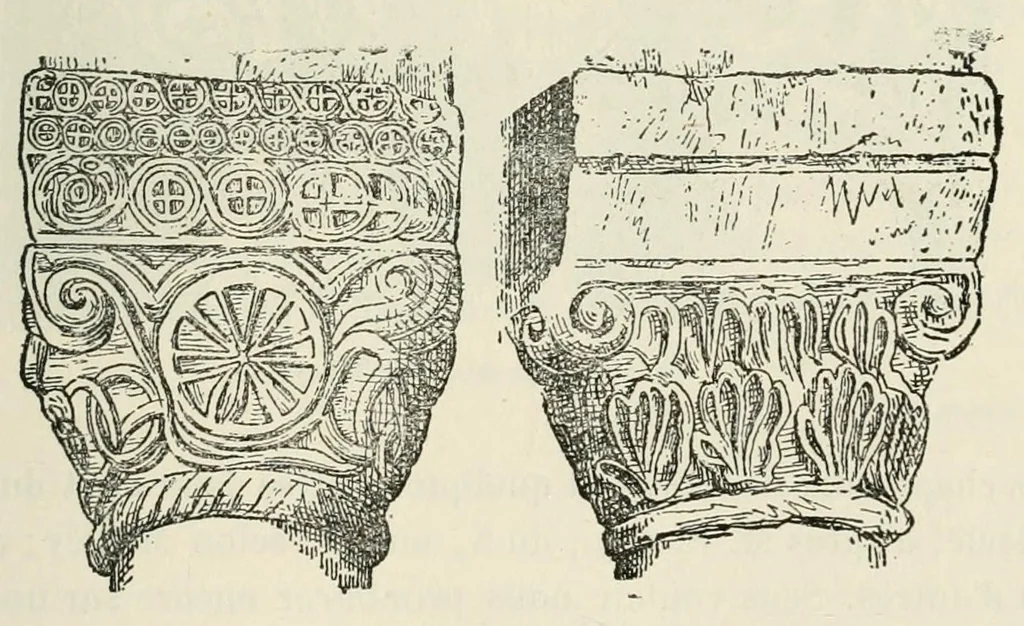 An illustration from Revue de l'art chrétien, 1857, leaf 485