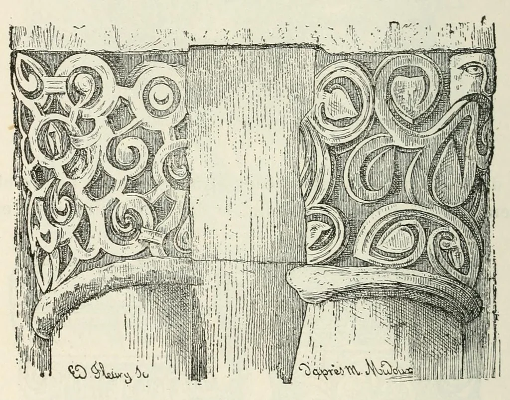 An illustration from Revue de l'art chrétien, 1857, leaf 486