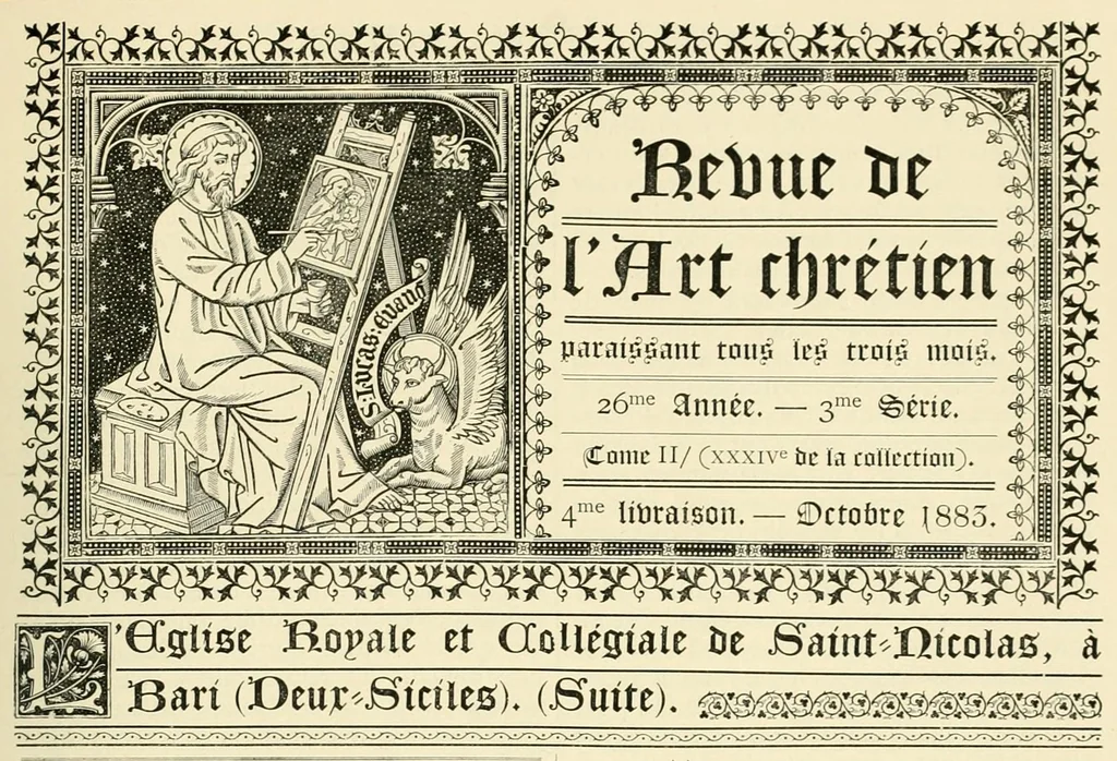 An illustration from Revue de l'art chrétien, 1857, leaf 505