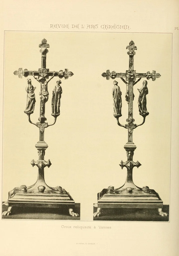 An illustration from Revue de l'art chrétien, 1857, leaf 554