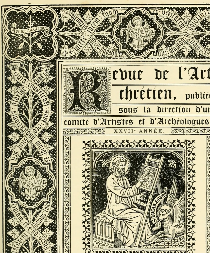An illustration from Revue de l'art chrétien, 1857, leaf 11