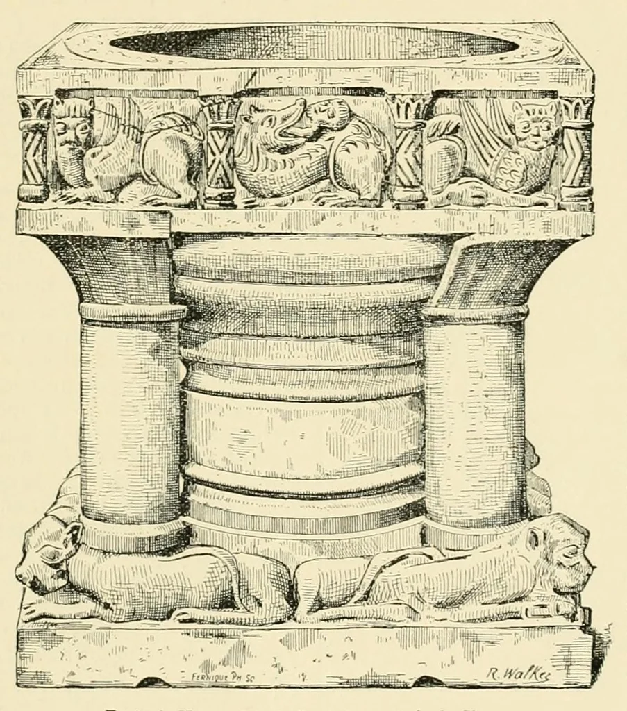 An illustration from Revue de l'art chrétien, 1857, leaf 115