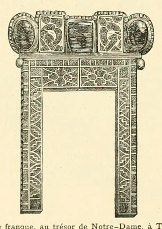 An illustration from Revue de l'art chrétien, 1857, leaf 250