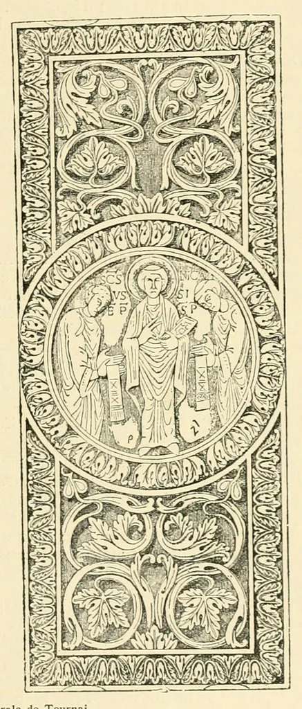 An illustration from Revue de l'art chrétien, 1857, leaf 395