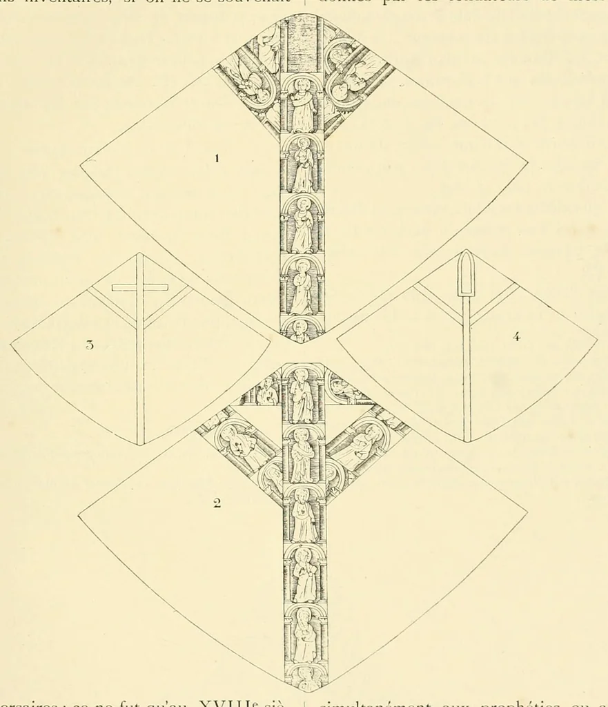 An illustration from Revue de l'art chrétien, 1857, leaf 205