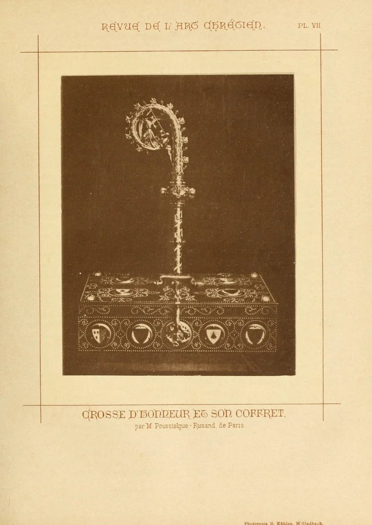 An illustration from Revue de l'art chrétien, 1857, leaf 223