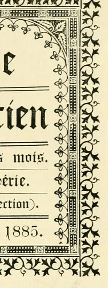 An illustration from Revue de l'art chrétien, 1857, leaf 313