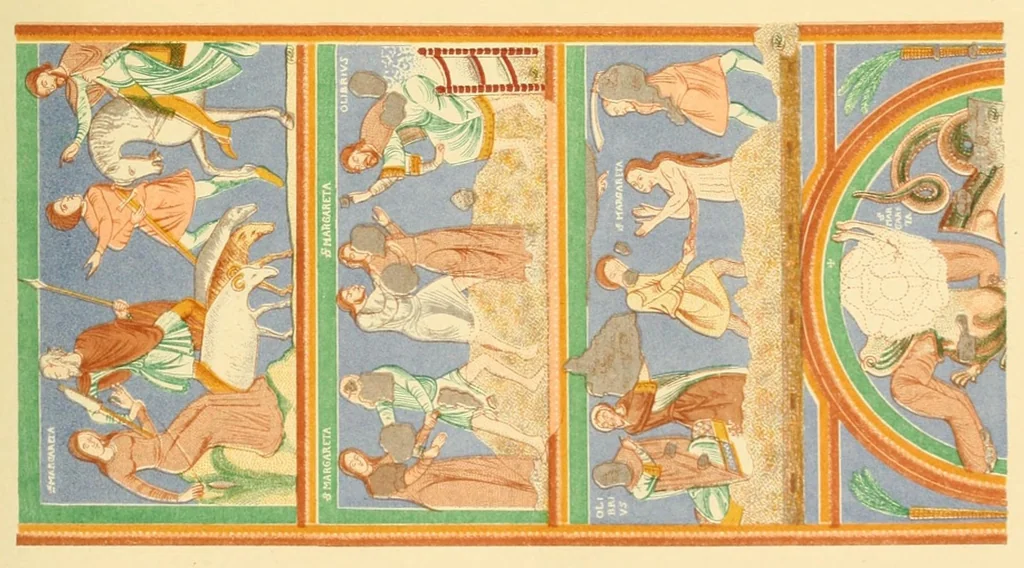 An illustration from Revue de l'art chrétien, 1857, leaf 495