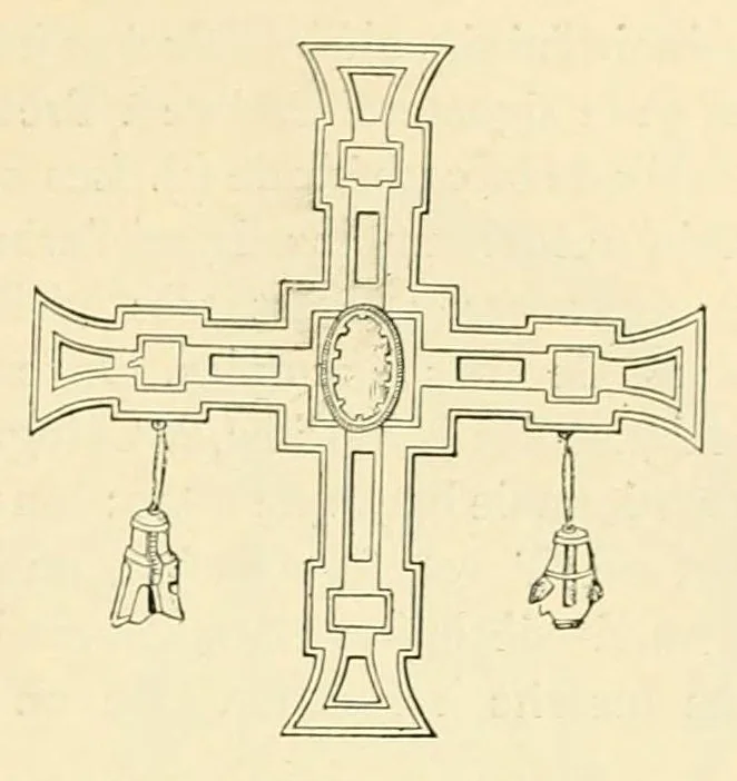 An illustration from Revue de l'art chrétien, 1857, leaf 527
