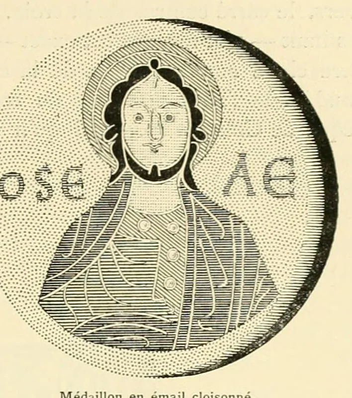 An illustration from Revue de l'art chrétien, 1857, leaf 529