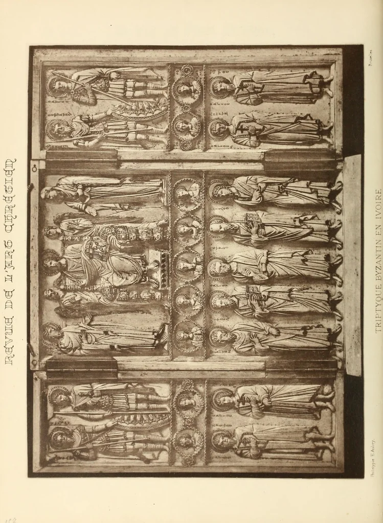 An illustration from Revue de l'art chrétien, 1857, leaf 180