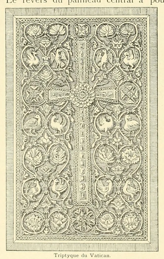 An illustration from Revue de l'art chrétien, 1857, leaf 184