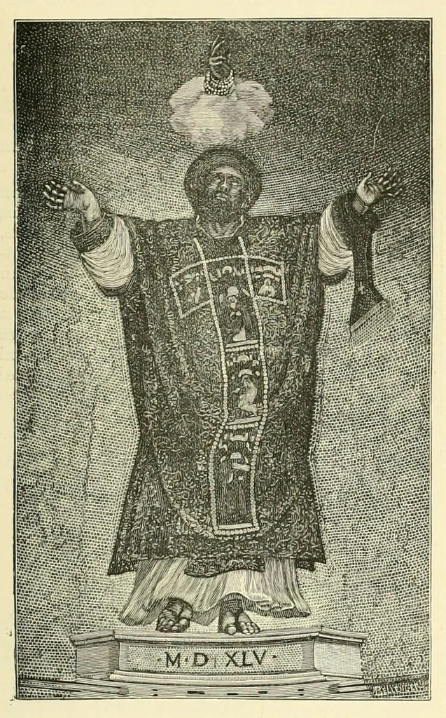 An illustration from Revue de l'art chrétien, 1857, leaf 291