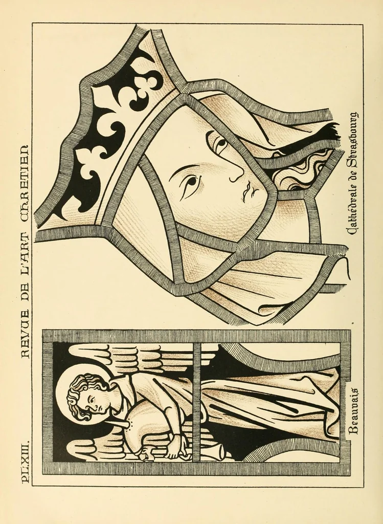 An illustration from Revue de l'art chrétien, 1857, leaf 474