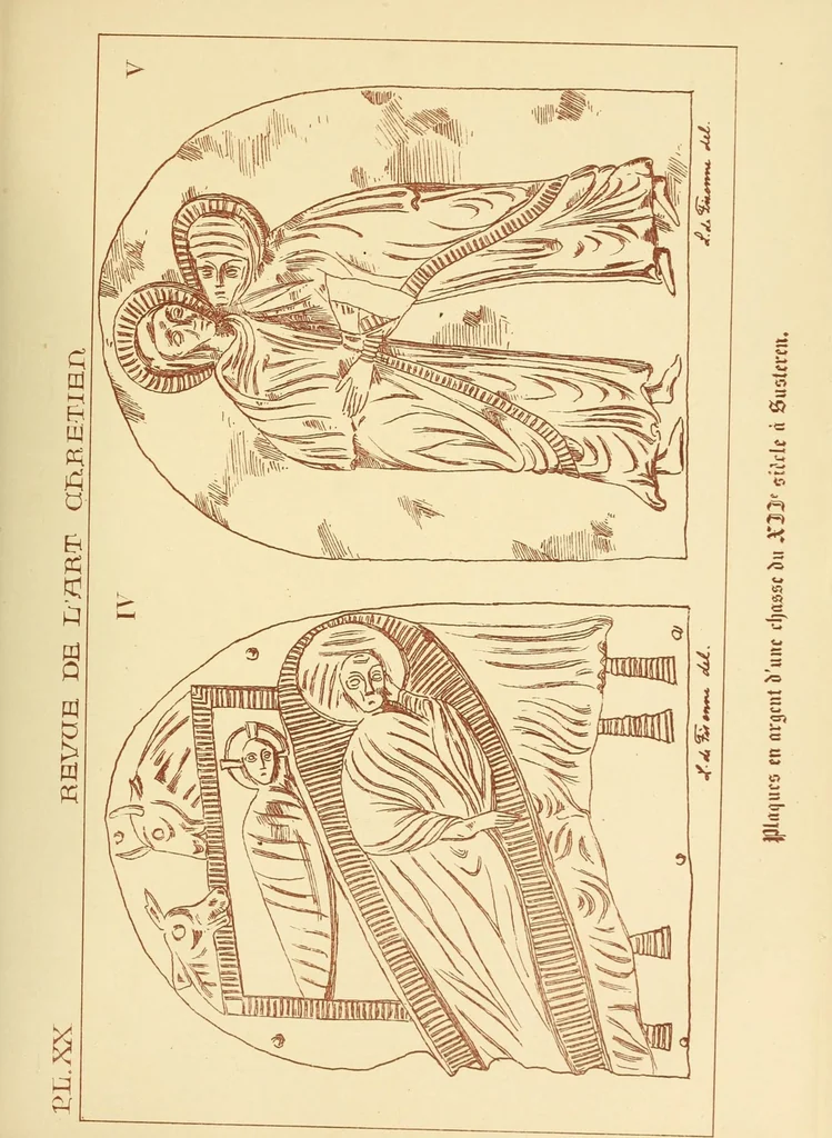 An illustration from Revue de l'art chrétien, 1857, leaf 539