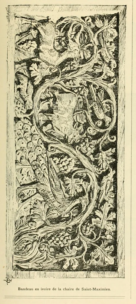 An illustration from Revue de l'art chrétien, 1857, leaf 587