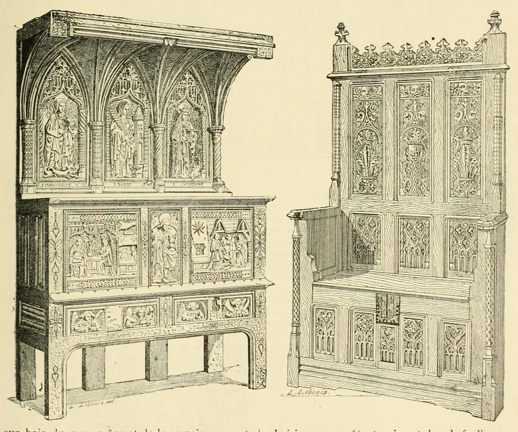 An illustration from Revue de l'art chrétien, 1857, leaf 591