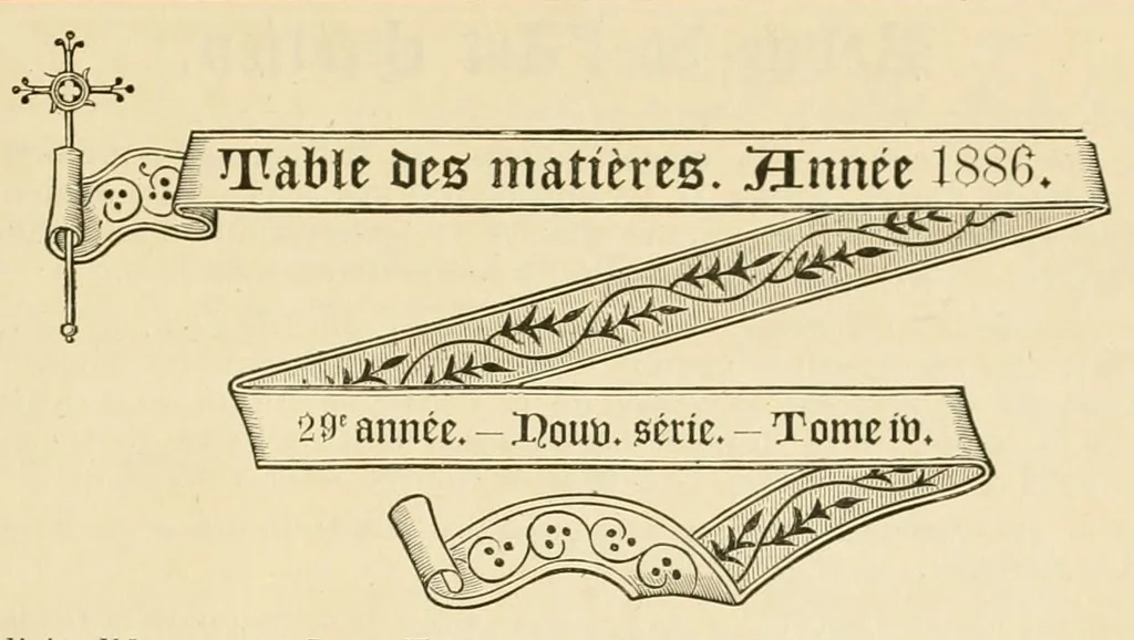 An illustration from Revue de l'art chrétien, 1857, leaf 613