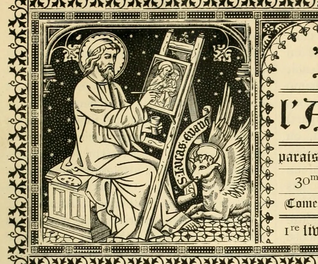 An illustration from Revue de l'art chrétien, 1857, leaf 13