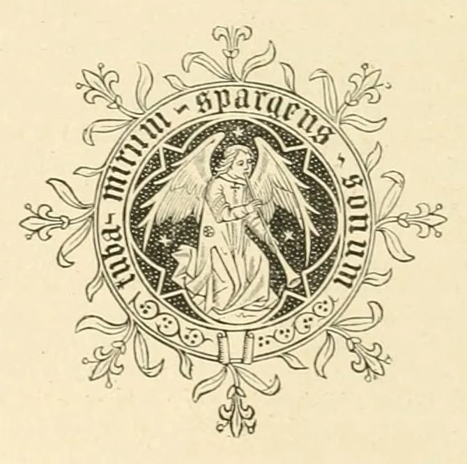 An illustration from Revue de l'art chrétien, 1857, leaf 156