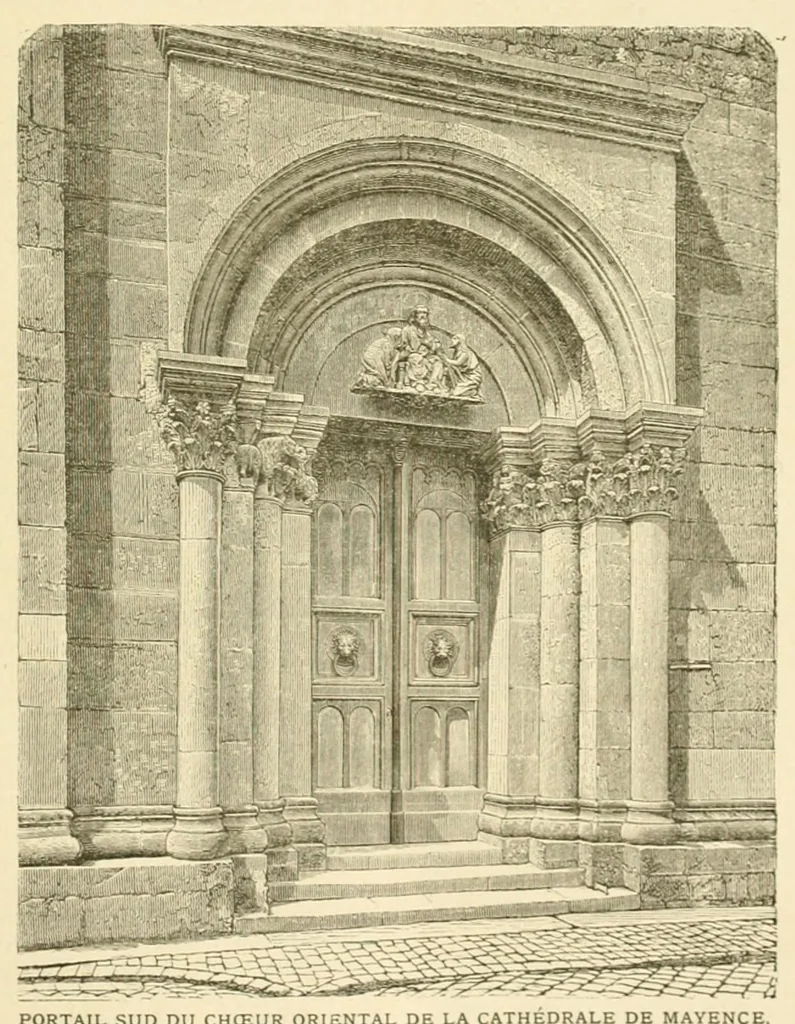 An illustration from Revue de l'art chrétien, 1857, leaf 243