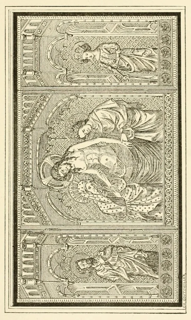 An illustration from Revue de l'art chrétien, 1857, leaf 309