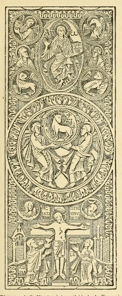 An illustration from Revue de l'art chrétien, 1857, leaf 337