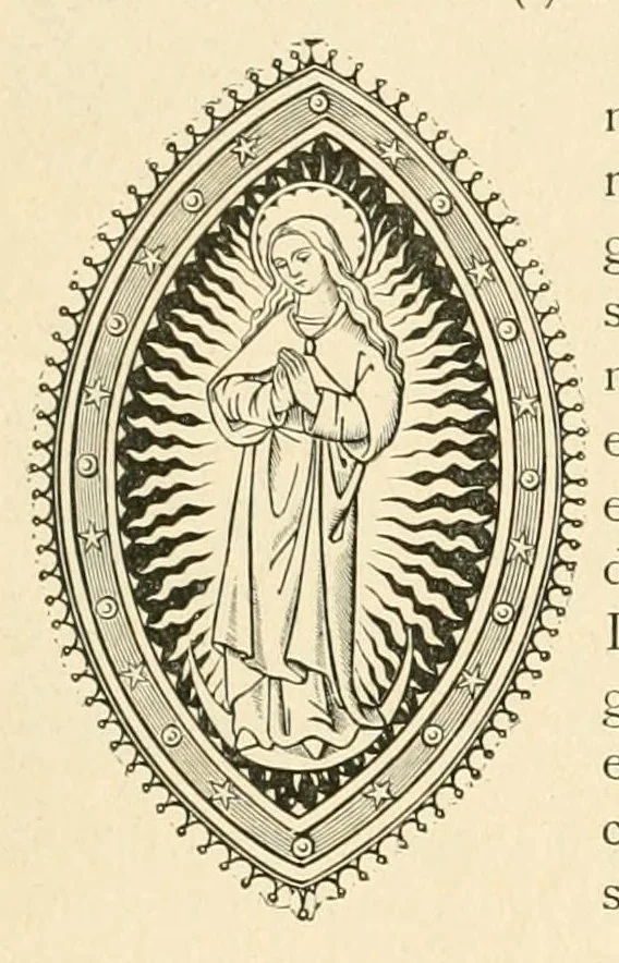 An illustration from Revue de l'art chrétien, 1857, leaf 338