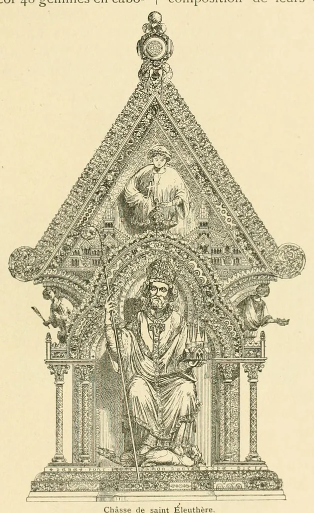 An illustration from Revue de l'art chrétien, 1857, leaf 451