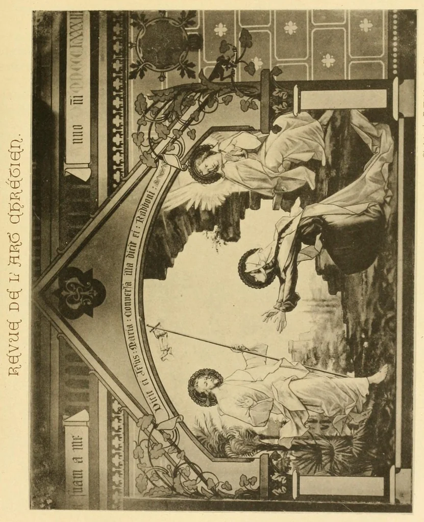 An illustration from Revue de l'art chrétien, 1857, leaf 481