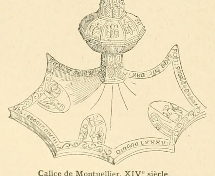 An illustration from Revue de l'art chrétien, 1857, leaf 534