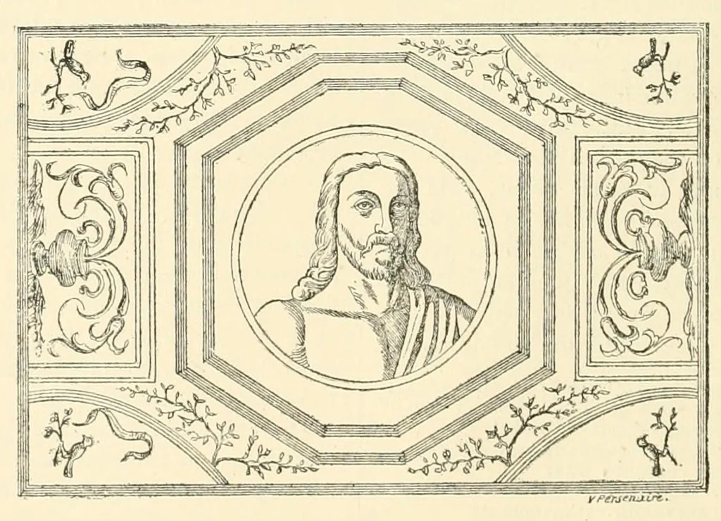 An illustration from Revue de l'art chrétien, 1857, leaf 110