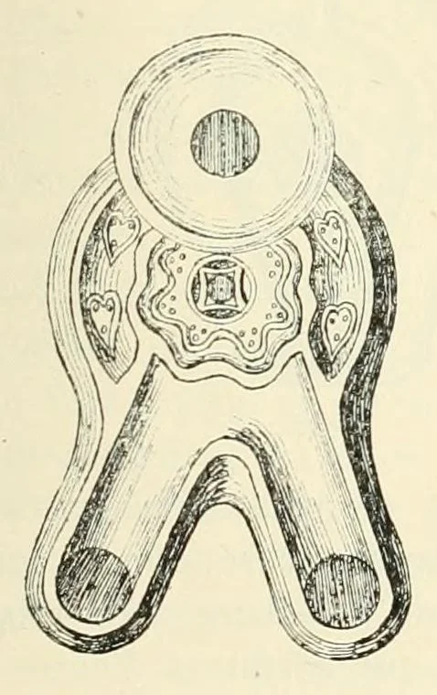 An illustration from Revue de l'art chrétien, 1857, leaf 177